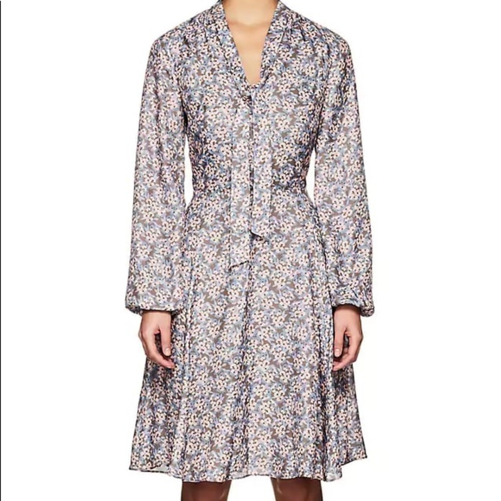 Barney’s New York Floral Long Sleeve Dress L